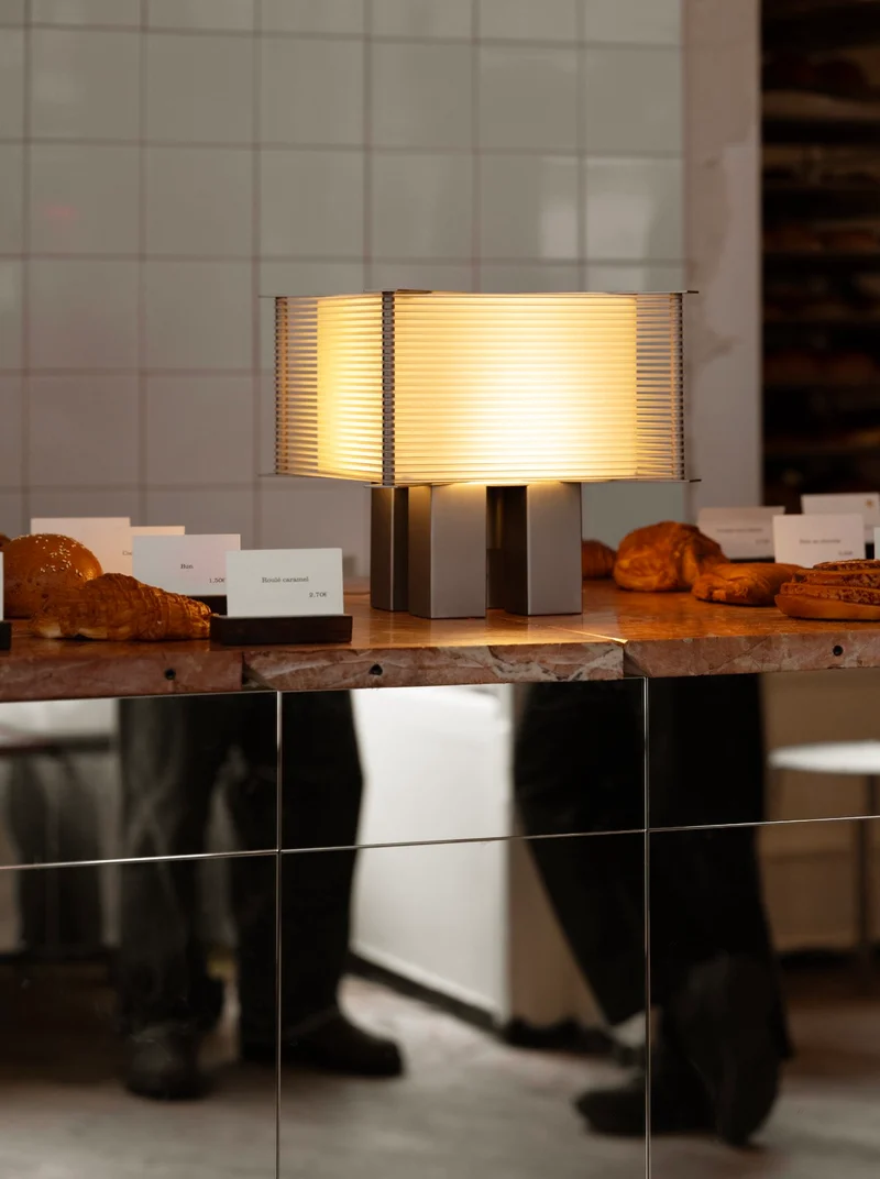 Boxing Ring Stainless Steel Table Lamp - 081