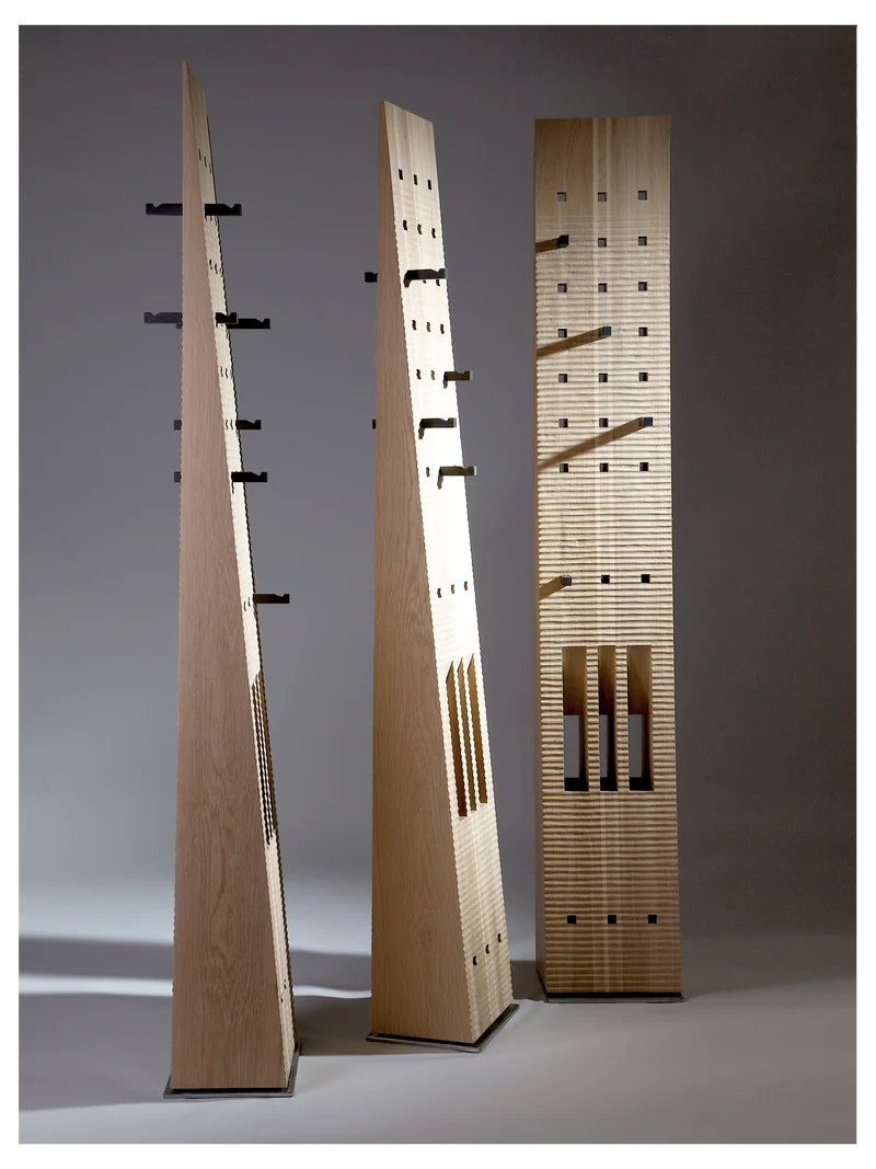 Totem Coat Stand - Oak and 5500 years old Bog Oak