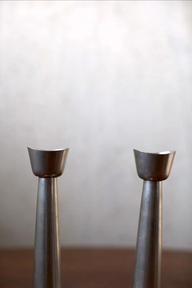 Steel Candleholders