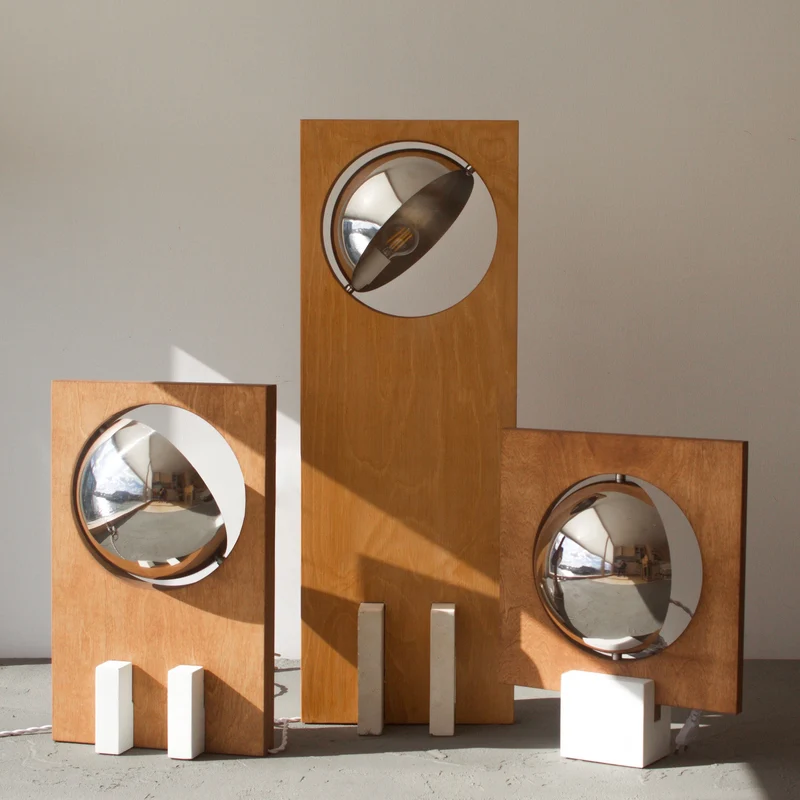 Galileo 2.2 Travertine Table Lamp