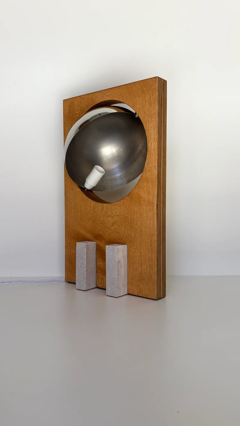 Galileo 2.2 Travertine Table Lamp