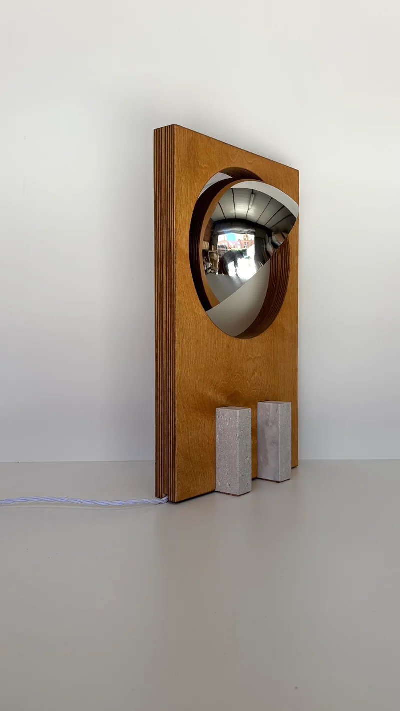 Galileo 2.2 Travertine Table Lamp