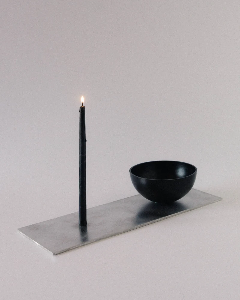 The Ember Tray - Metal bowl & Candle holder