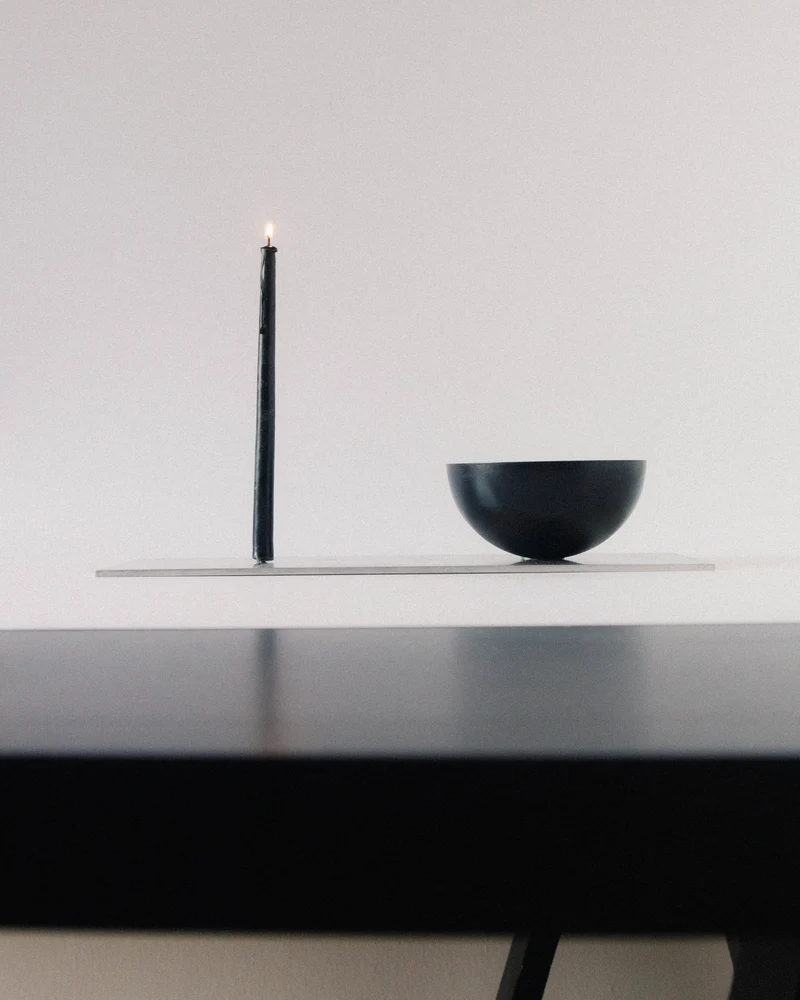 The Ember Tray - Metal bowl & Candle holder