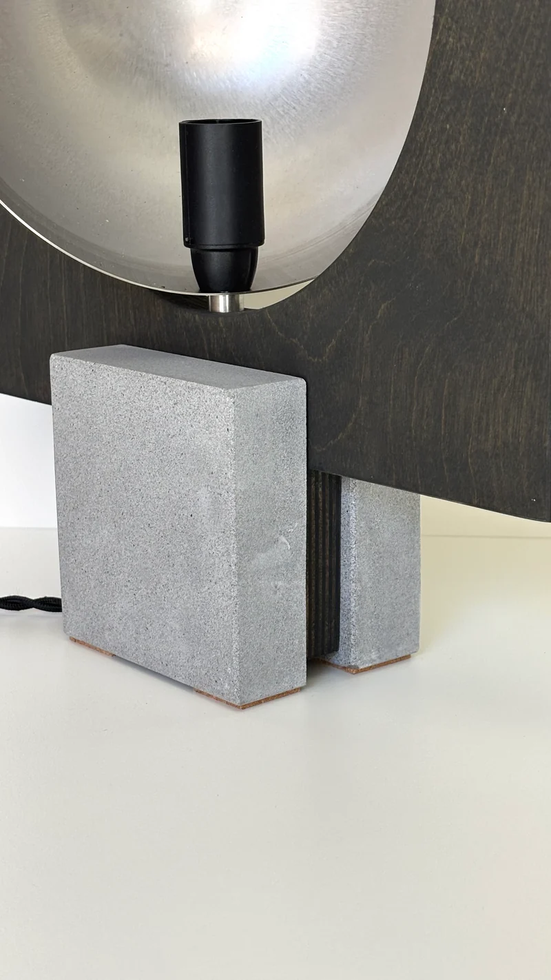 Galileo 2.0 Travertine Table Lamp