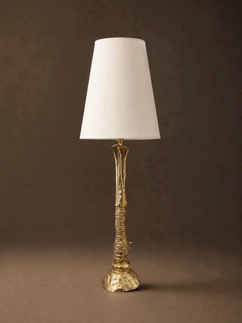 Vintage Bronze Table Lamp base by Pierre Casenove