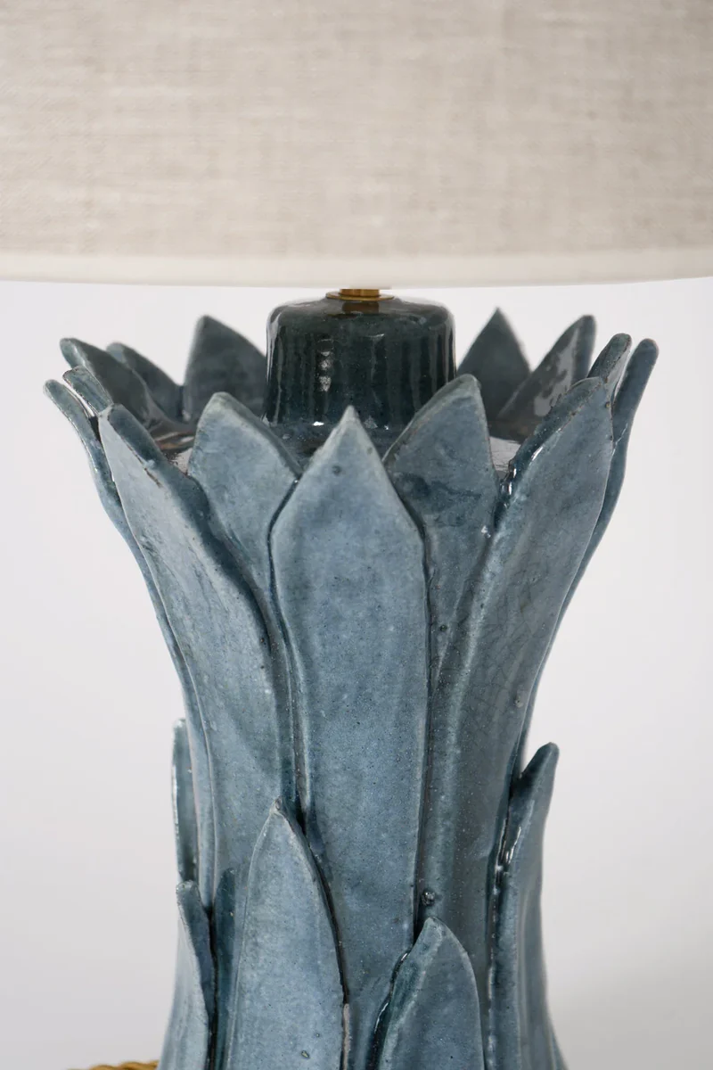 "Sintra" Blue Terracotta Table Lamp