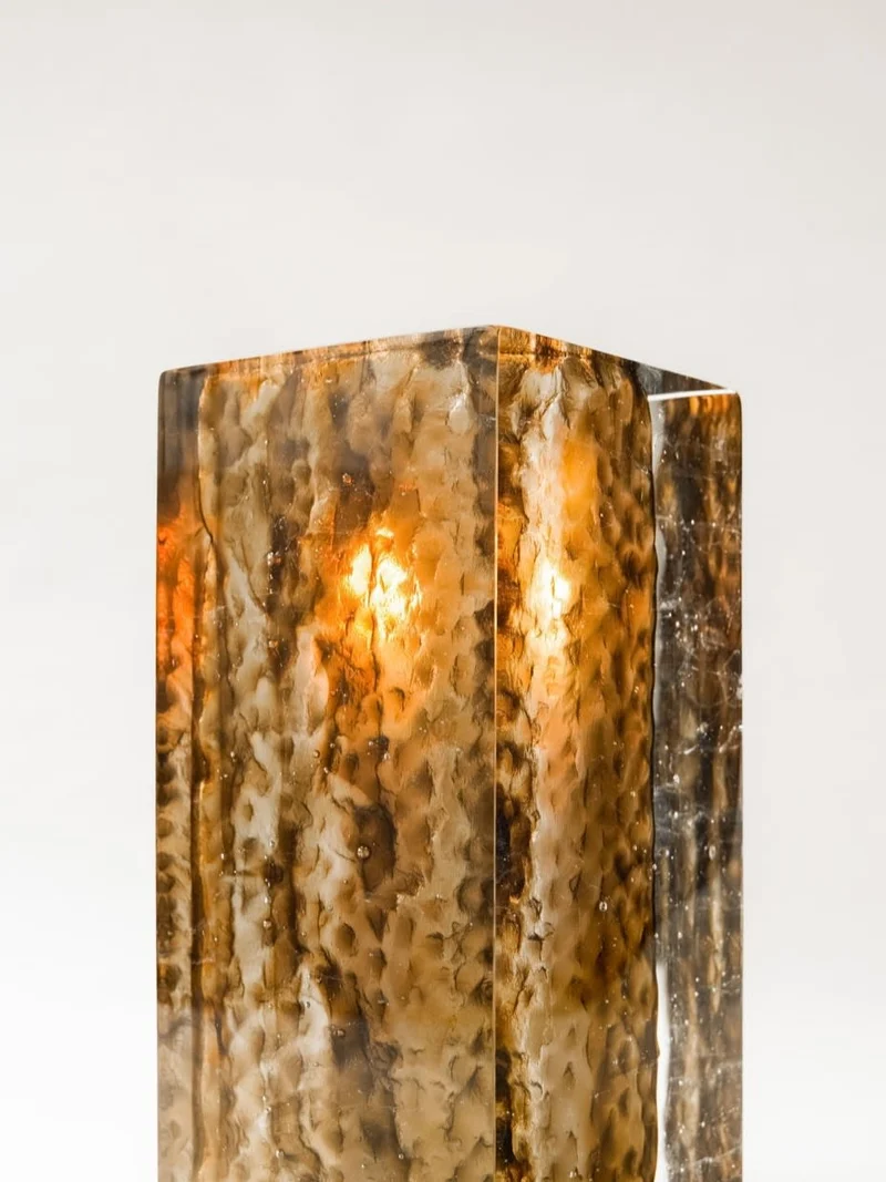 Brutalism Candle Holders in Glass - GEODA Collection