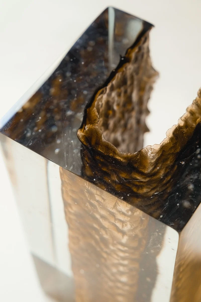 Brutalism Candle Holders in Glass - GEODA Collection
