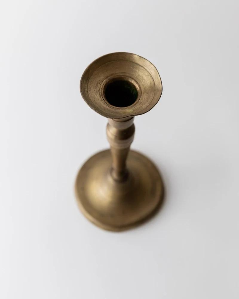 Early 19th Century Brass Candleholder