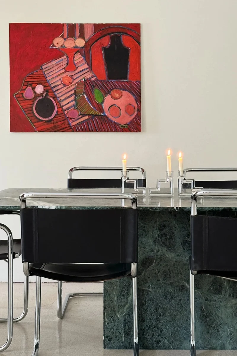 Pristine Table Architecture Candleholders