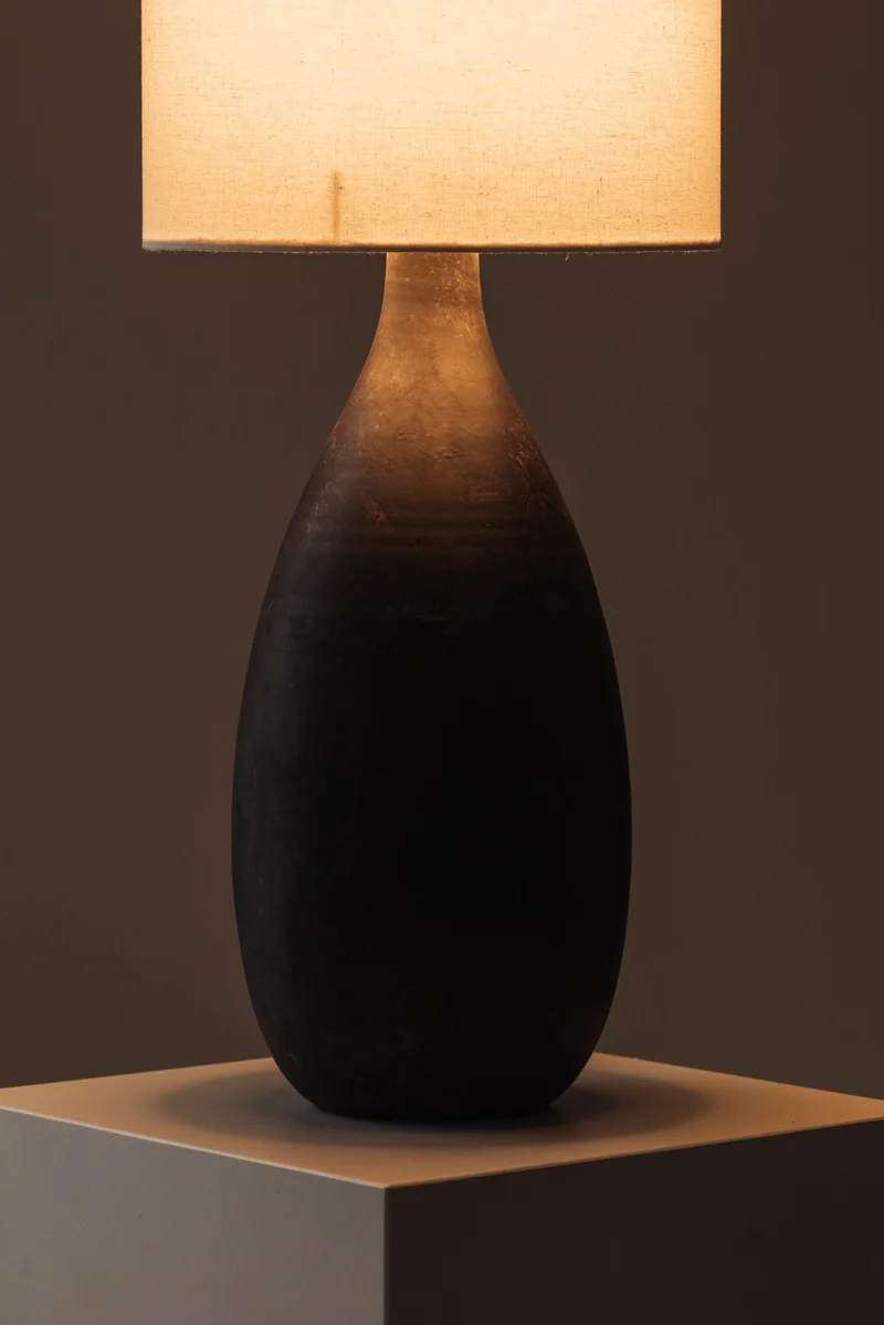 Vintage Sculptural Ceramic Table Lamp from Sweden, 1960s