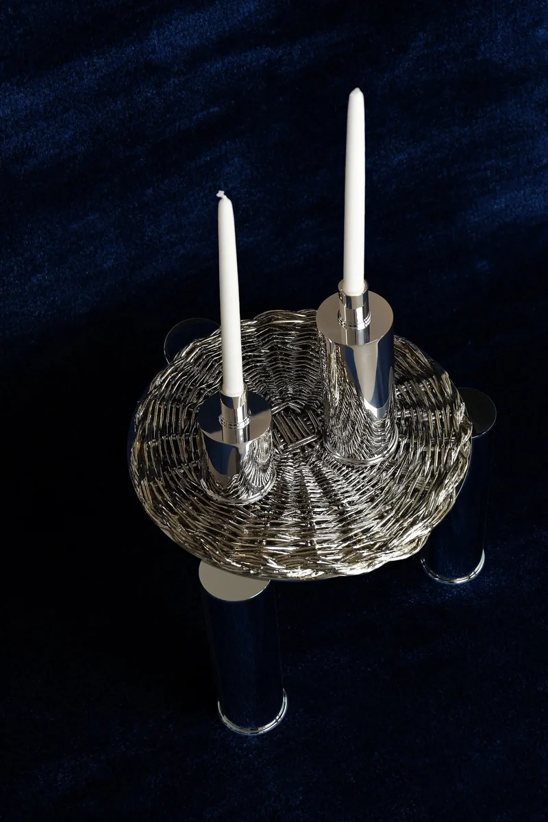 Elegant Candle Holders Silver Plated