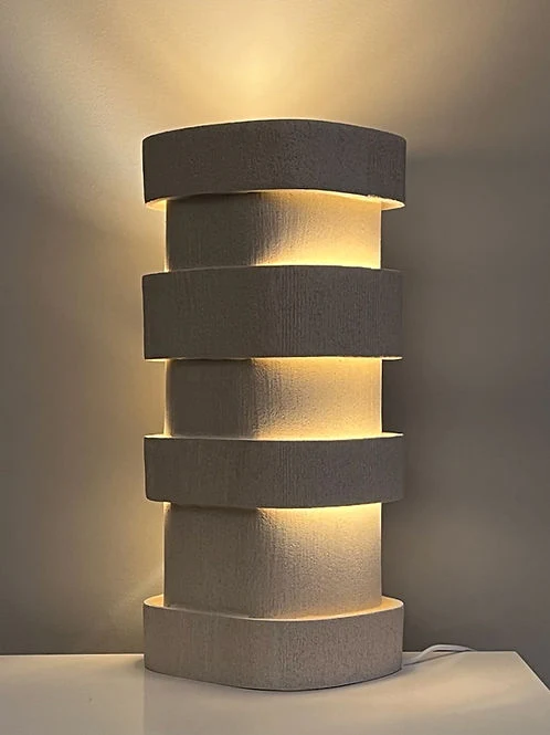 Contemporary Table Lamp in Ceramic