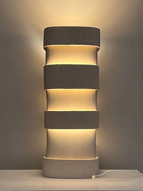 Contemporary Table Lamp in Ceramic