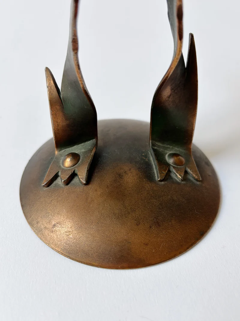 Aspid Folk Art Candlestick, c. 1970's Poland