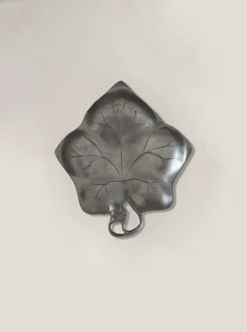 Pewter Leaf Vide Poche