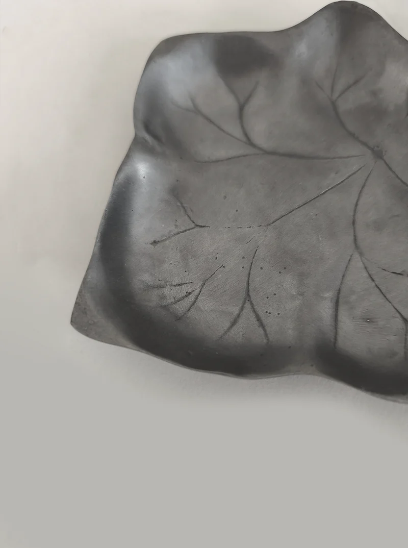 Pewter Leaf Vide Poche