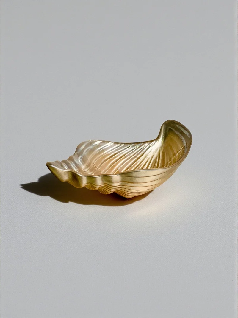 Murano Glass Shell Vide-poches, Italy, 1980s