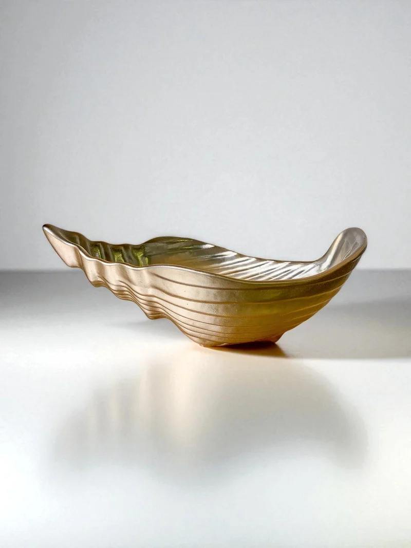Murano Glass Shell Vide-poches, Italy, 1980s