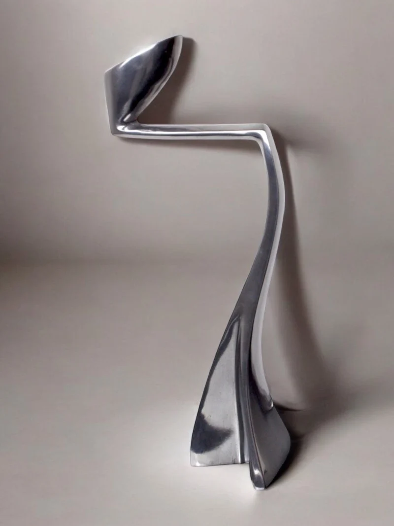 Swan Candleholder by Matthew Hilton, England, 1980