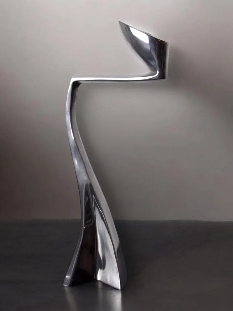 Swan Candleholder by Matthew Hilton, England, 1980