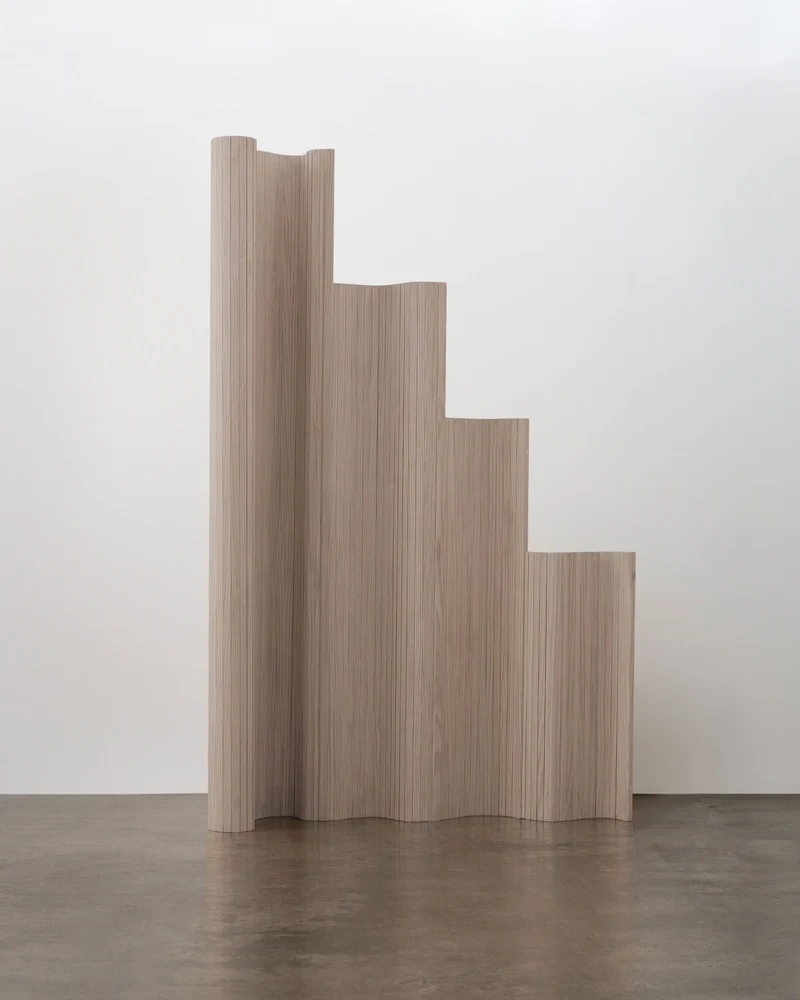 Tambour Screen in White Pine by Tom Roberts