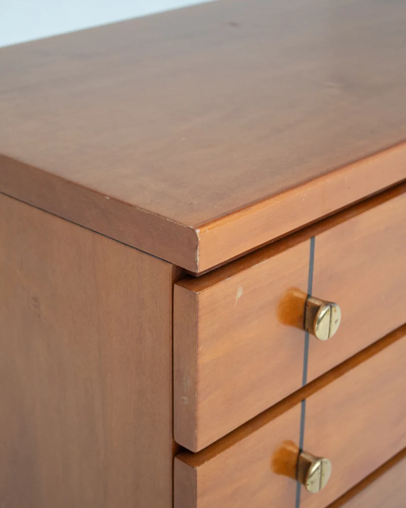 Set of Mid Century Nightstands in Wood