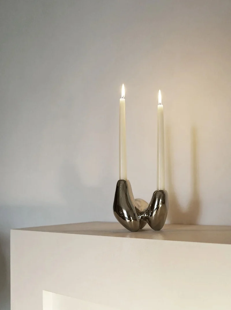 Unity Candleholder - Silver