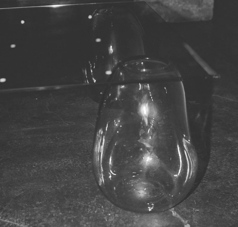 Bubble Side Table in Glass or Tempered Glass