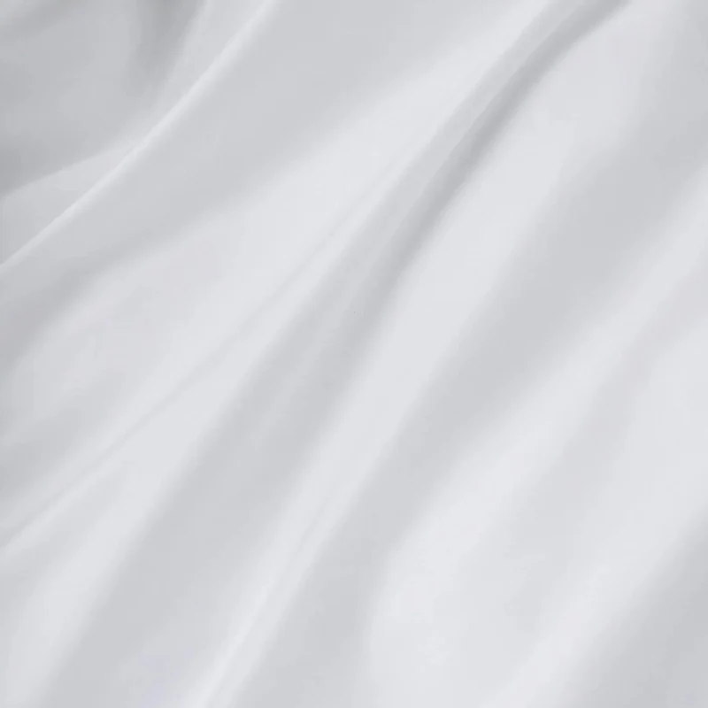Cotton Sateen Bed Set in White