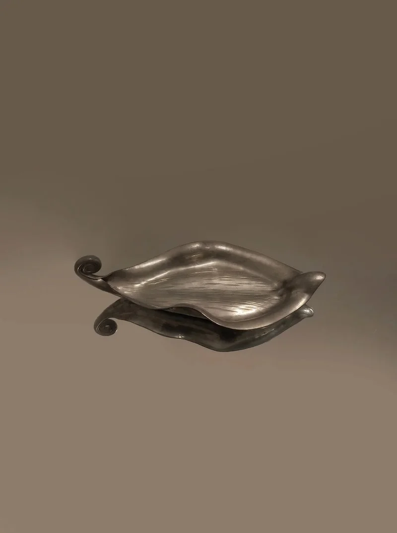Pewter Leaf Vide Poche