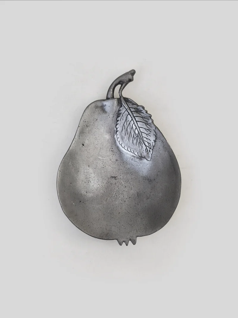 Pear pewter vide poche