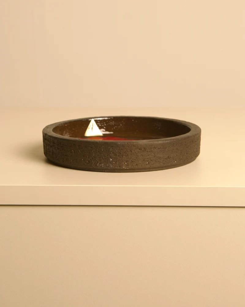 Circular Ceramic Trinket Dish by Jan Van Erp 60's