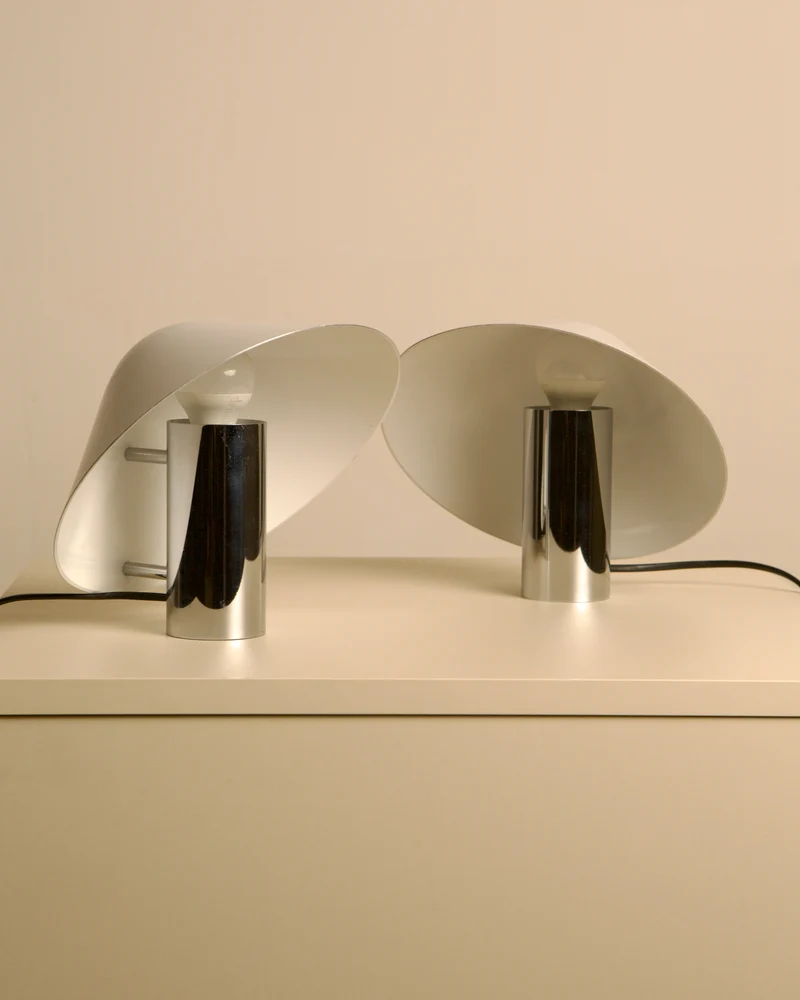 Vintage Pair of "Pulcino" Table Lamp by Sergio Mazza and Giuliana Gramigna for Quattrifolio 70's