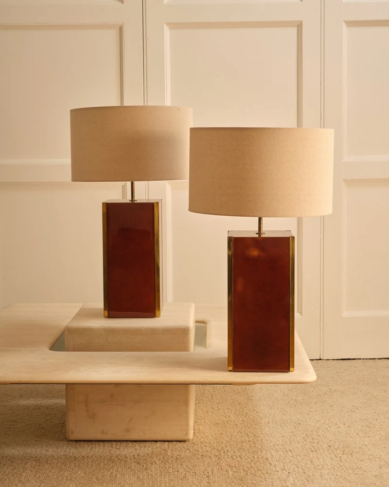 Saturn Travertine Coffee Table