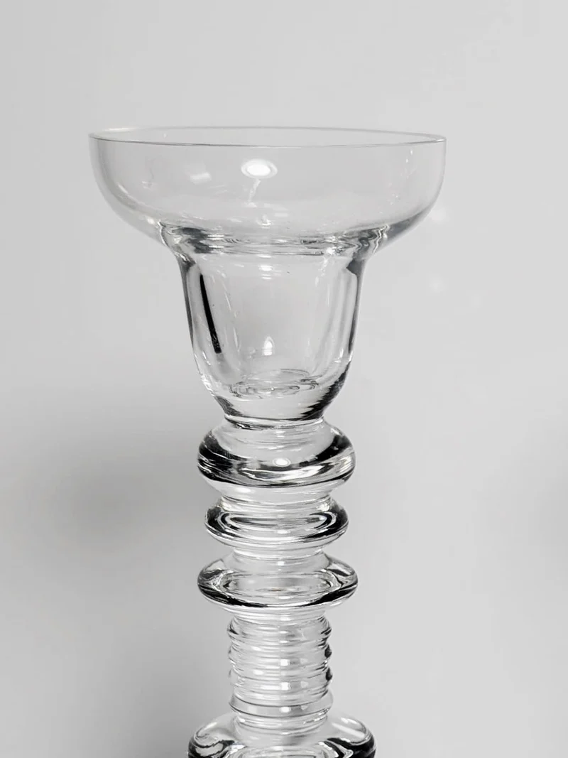 Set of 2 Glass Candleholder by Peill & Putzler