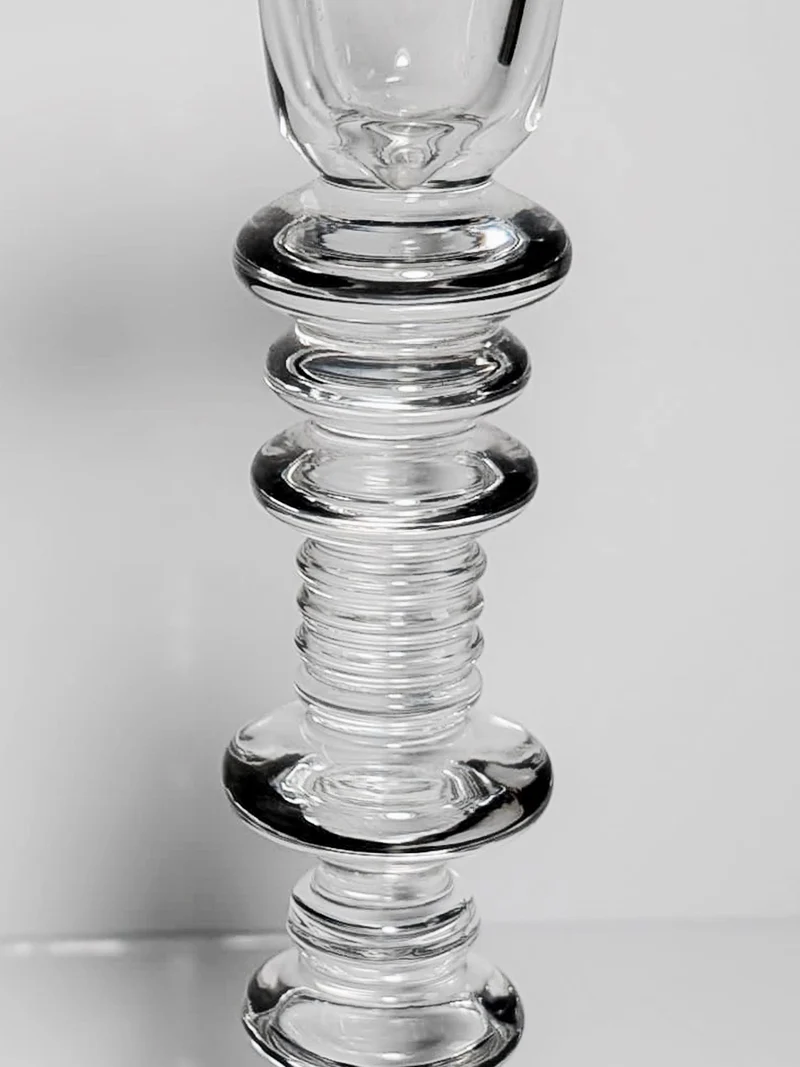Set of 2 Glass Candleholder by Peill & Putzler