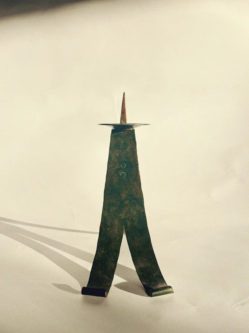 Handmade Metal Candleholder