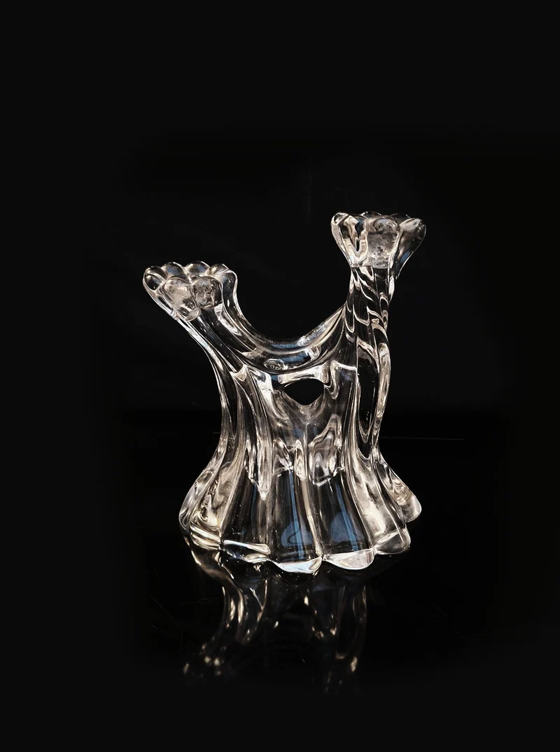 Glass Candle Holder