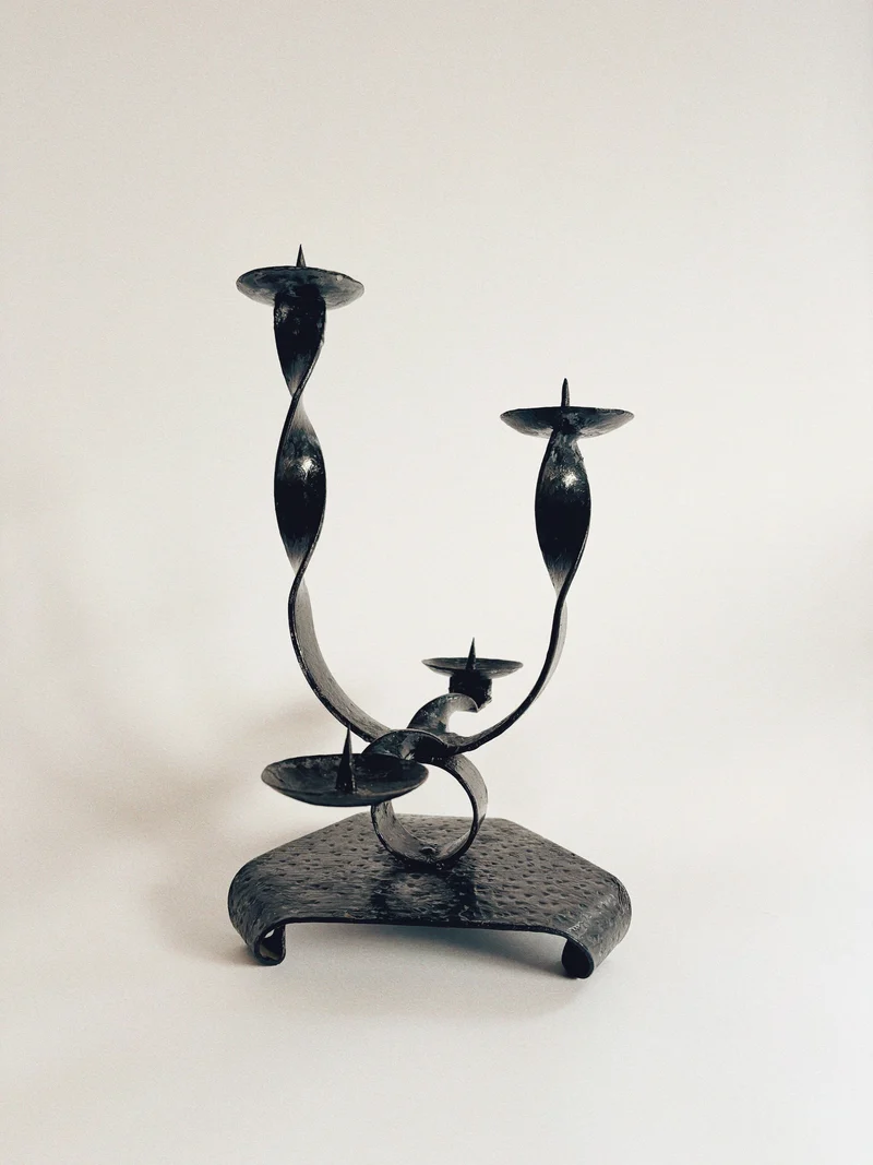 Black Metal Candlestick