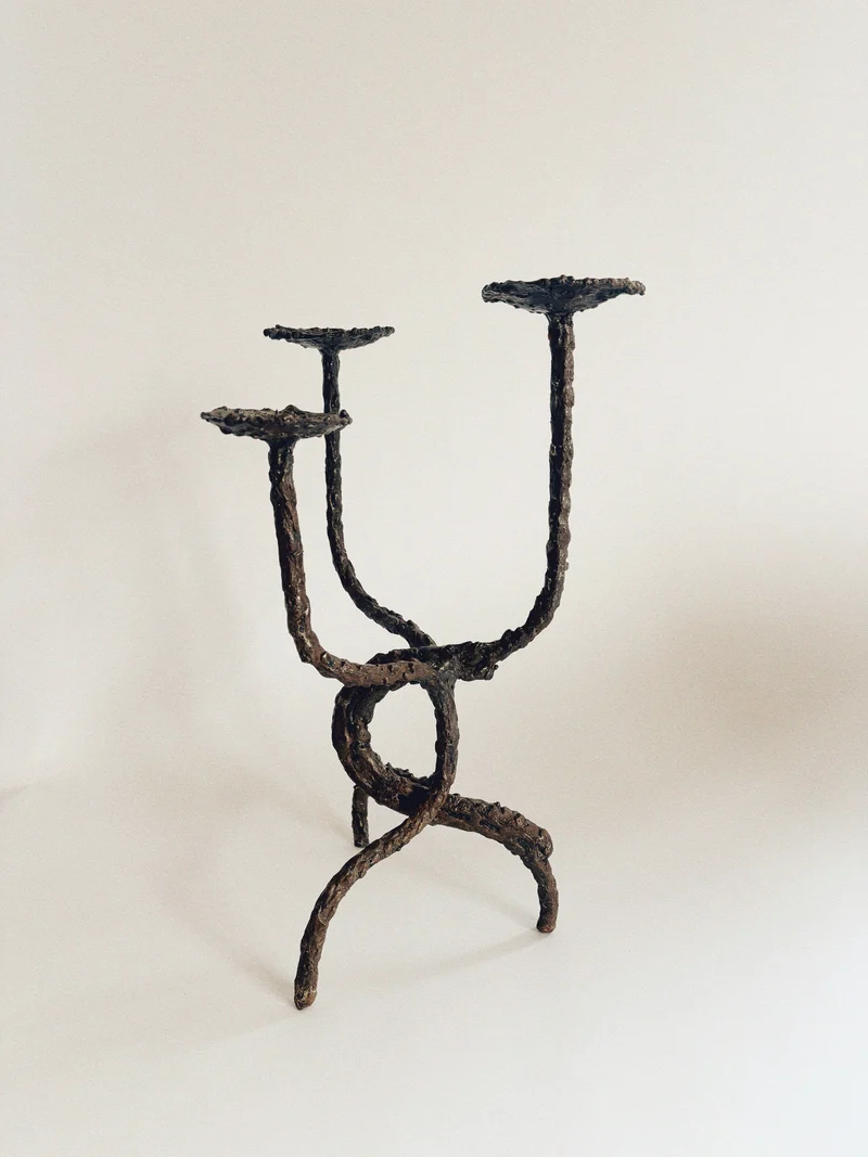 Molten Metal Artisan Candlestick