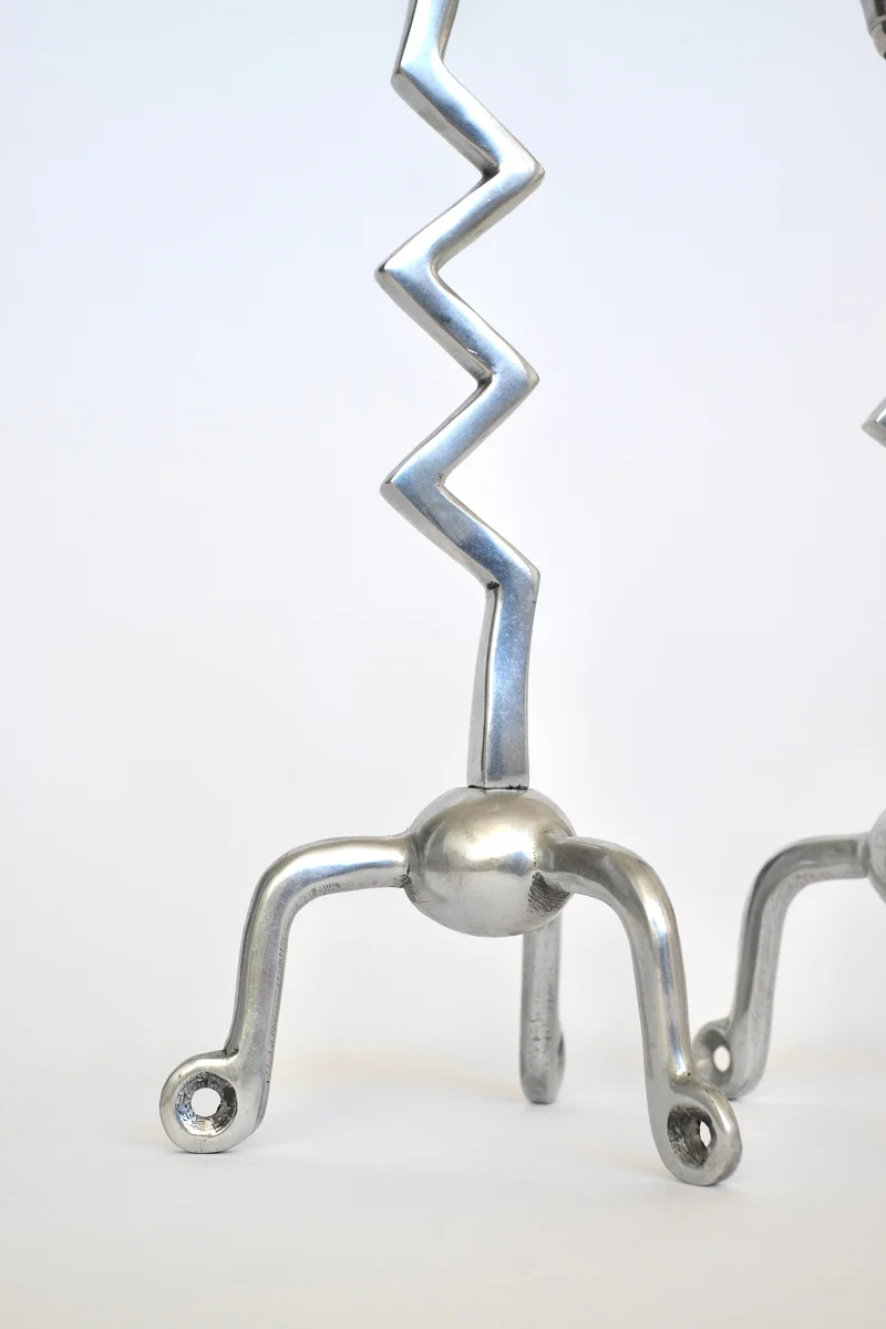 Set of Zigzag Candleholders