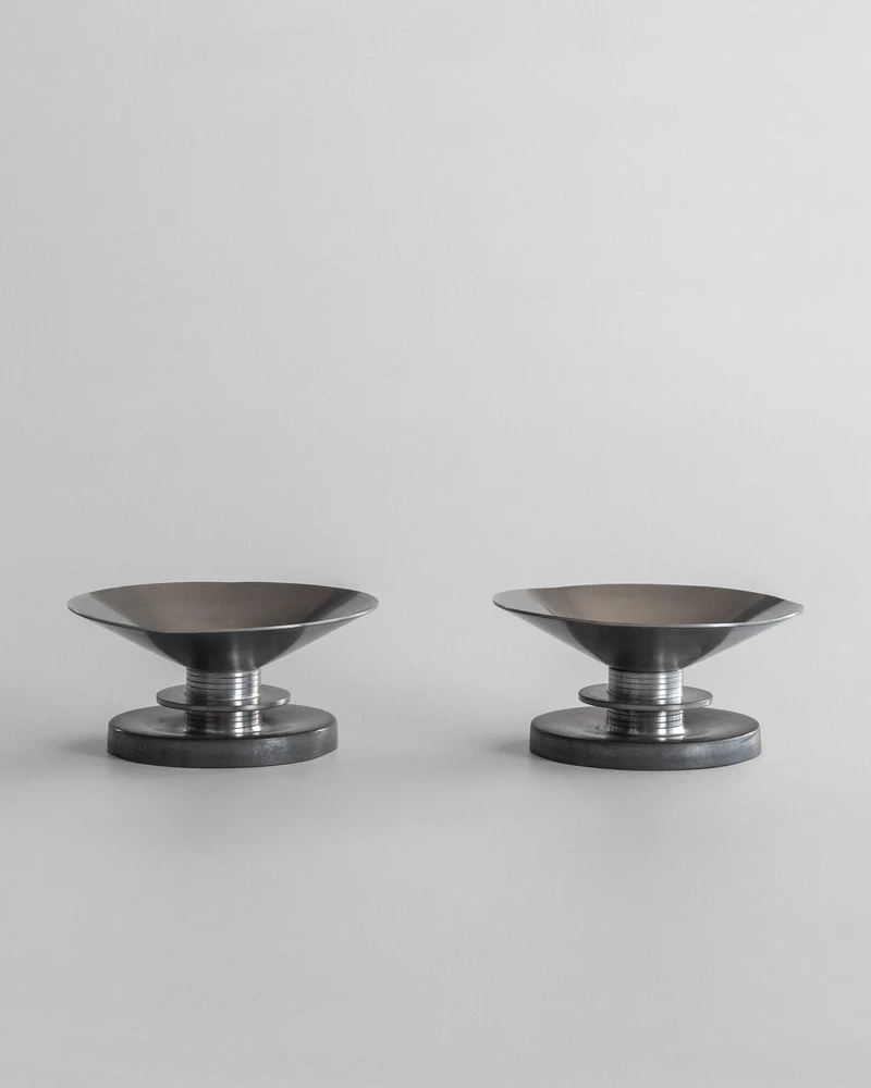 Modernist Candleholders by Sylvia Stave 1930s