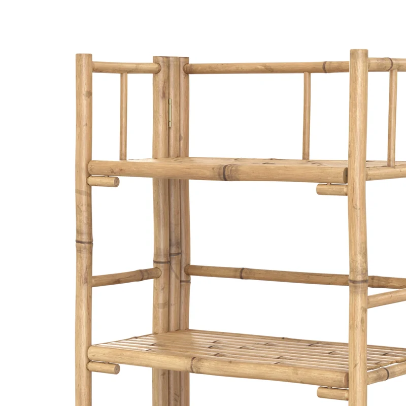 Étagère rectangulaire pliable Bami en bambou