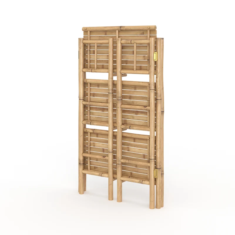 Étagère rectangulaire pliable Bami en bambou