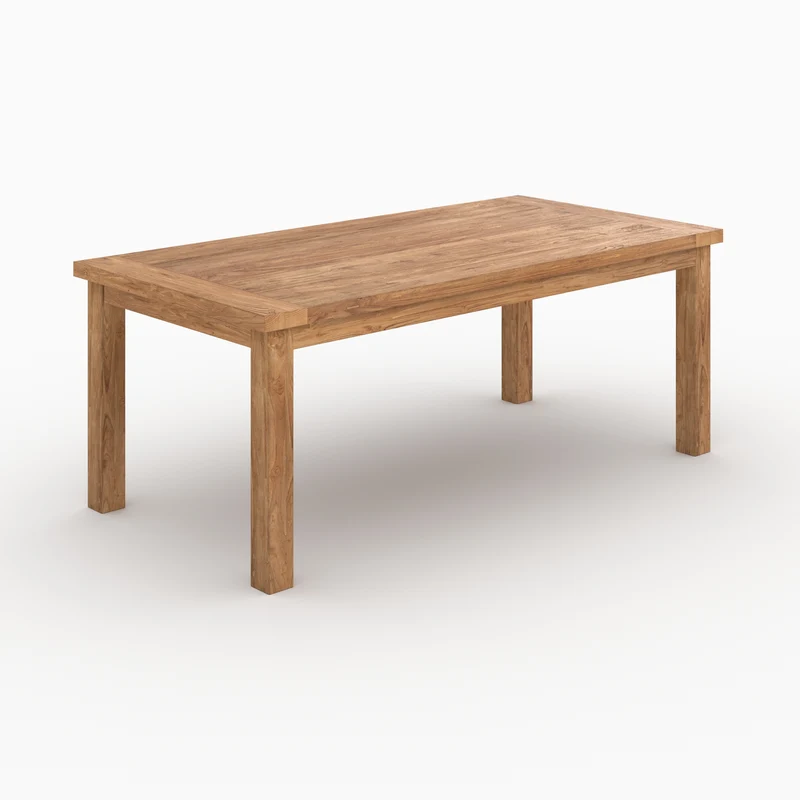 Table rectangulaire Mémo en bois de teck recyclé 8 personnes