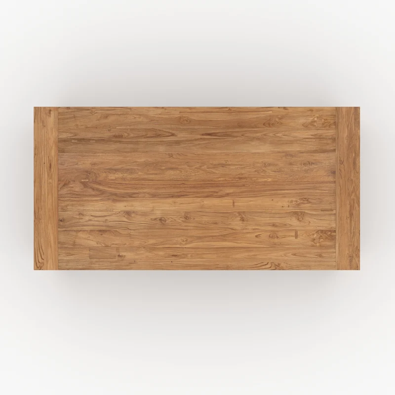 Table rectangulaire Mémo en bois de teck recyclé 8 personnes