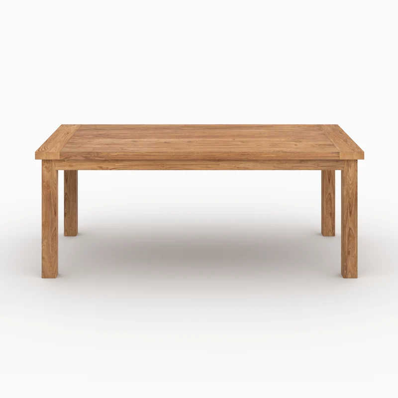 Table rectangulaire Mémo en bois de teck recyclé 8 personnes
