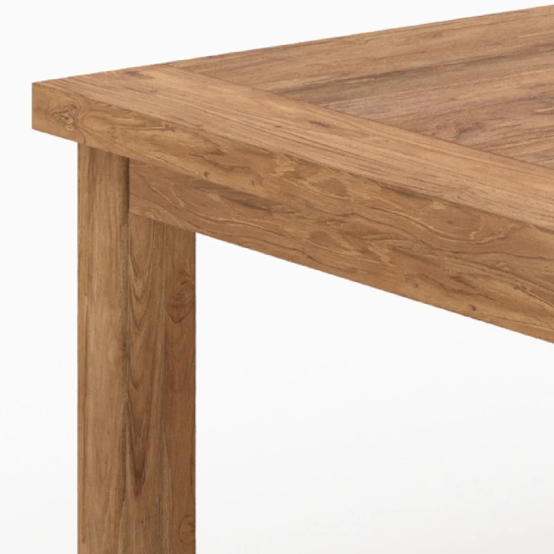 Table rectangulaire Mémo en bois de teck recyclé 8 personnes